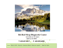 Tablet Screenshot of bel-redsleepdiagnosticcenter.com